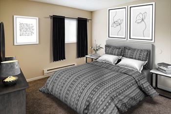 Private master bedroom